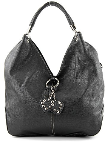 modamoda de 330 Damen Leder Nappaleder Wildleder Schultertasche Henkeltasche groß handmade in Italy