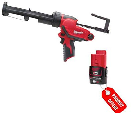Pacchetto di sconto pistola per colla 310ml MILWAUKEE PCG 310C M12 M12 batteria agli ioni di litio 2.0Ah 4.933.451,057 m