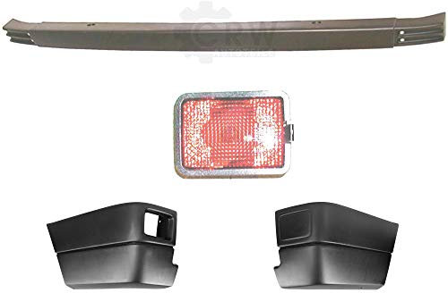 Set Stoßstange hinten Mitte rechts links + Nebel für VW T4 Transporter Bj. 90-96
