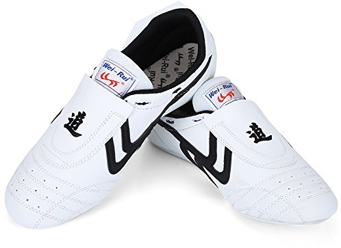 Taekwondo Schuhe, leichte Schuhe, Boxen, Kung Fu Taichi Kampfsport-Sneaker für Taekwondo, Boxen, Kung Fu und Taichi, weiß, 37 EU Sportausrüstung Taekwondo