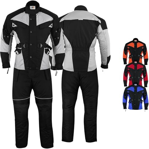 German Wear 2-teiler Motorradkombi Cordura Textilien Motorradjacke + Motorradhose