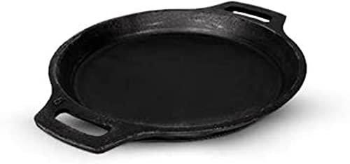CRAFTING WITH LOVE A BEAUTIFUL Pre Seasoned Cast Iron Fish Fry Pan, 11.5 inch, Black