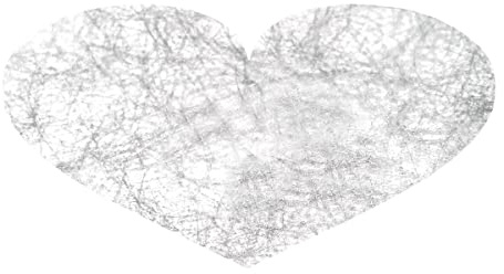 Platzset Sizoflor Herz 12 Stück Silber Herzform Hochzeit Tischdeko Weihnachten Dekoration (Herz - 50x33cm, Silber)