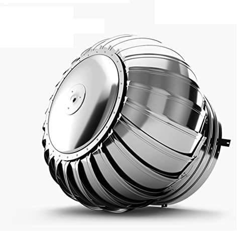 ZXCASDF Edelstahl drehbarer Kugelaufsatz,Schornsteinabdeckung Dachventilator Edelstahl,Schornsteinaufsatz Lüftungsaufsatz Ofen,Kaminhaube schützt vor Wind für Rohre,350mm