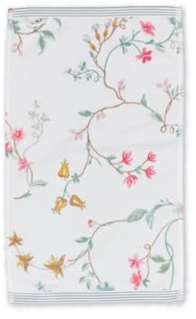 Pip Le Fleurs Waschhandschuh Gästetuch Handtuch Duschtuch, weiß, Größe:Gästetuch 30 x 50 cm