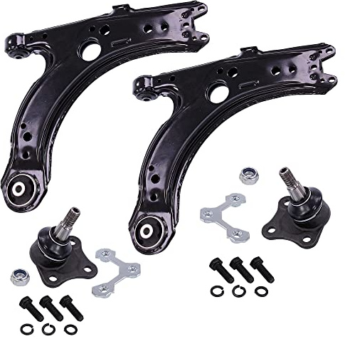 ATEC Germany 2x Querlenker Vorderachse vorne unten links & rechts mit | Kompatibel mit: AUDI A3, SEAT LEON, TOLEDO II, SKODA OCTAVIA I, OCTAVIA I Combi, VW BORA I, BORA Variant, GOLF IV