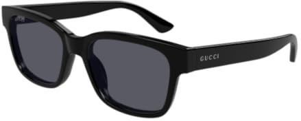 GUCCI Mens GG1716S Sunglasses, Black-Black-Grey, 54