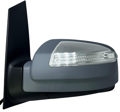 Spieg Außenspiegel Links für Mercedes-Benz Vito, Viano W639 2011-2014 Manuell Einklappbar, Blinklicht, Elektrisch Verstellbar, Beheizt, Grundiert, 6 PIN