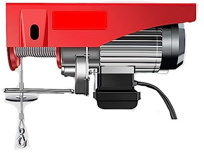 Montacarichi da Balcone, Paranco elettrico, paranco elettrico in miniatura for uso domestico, 650 W, jack for telecomando portatile con jack for verricello piatto,per Camion,Garage,Industriale