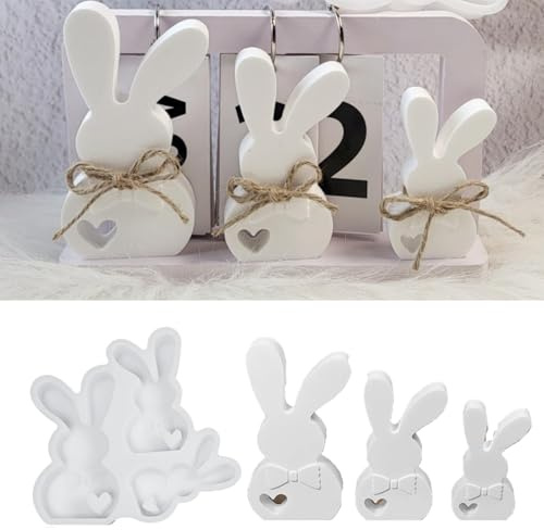 Silikonform Ostern, Silikonformen Gießformen Ostern, Hase Gips Zum Gießen Ostern Silikonformen Ostern Gipsform Osterhasen Silikonform Für DIY Handwerk