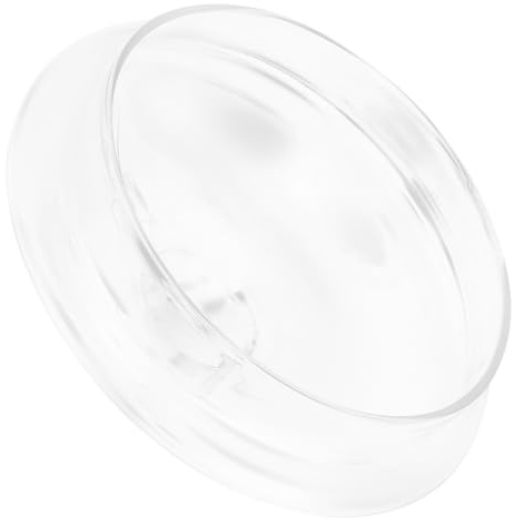 BEBEMOKO Taza De Vidrio Tapa Transparente Cubierta Para Taza De Asa Tapa De Repuesto Para Bebidas Lid De Vidrio