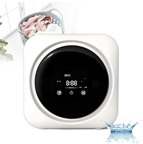 Machine À Laver Et Sèche-Linge Petite portative murale automatique de 3,5 L, compacte, avec fonction sèche-linge, pour sous-vêtements, vêtements et chaussettes, pour appartements, camping-ca