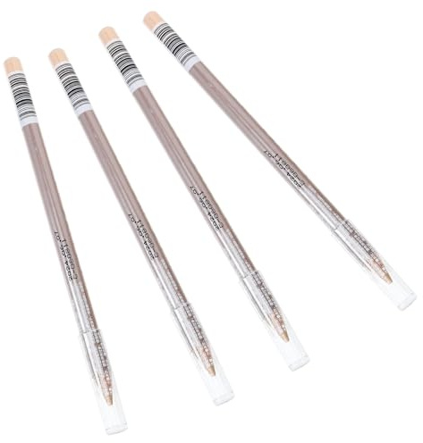 HAMPPLIES 4 Stück Wasserfeste Holz Concealer Stifte zum Abdecken von Pickeln und Augenringen Wiederverwendbar Tragbar für Anfänger und Geschäftsreisen