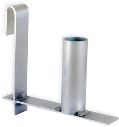 Gettimore Anti-Sight Hook with Rolling Assist for PVC Privacy Strips on Single Rod Mat and Grid Fences, Rust-Proof Hot-Dip Galvanized Steel, Easy Braiding Tool for DIY and Professional Installation