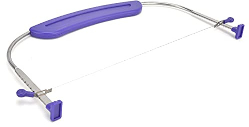 Haofy Tårtskärare, Rostfritt Stål med Anti-slip Handtag, Enhetlig Tjocklek Vågkant Tårtkniv för Bakentusiaster