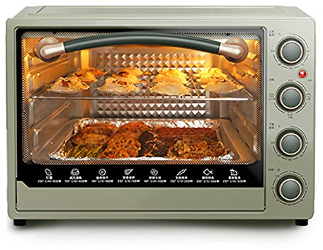 Liten ugn, Minibänkugn | 40L | Elektrisk varmluftsugn | Dubbelglasdörr | 3D-recirkulation | 1650W