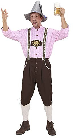 W WIDMANN MILANO Party Fashion - Kostüm Bayer, Trachtenhose Herren, Hemd, Volksfest, Bierfest, Fasching