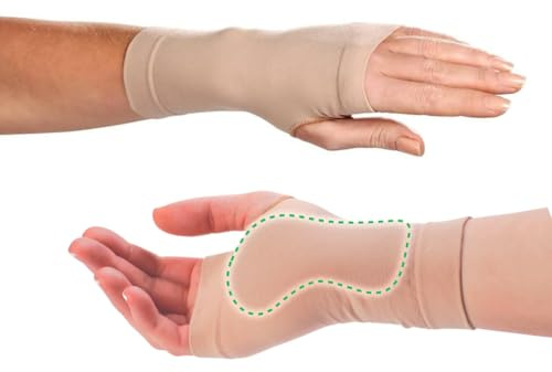 MEDOSAN Karpaltunnel Gel-Bandage | Größe S/M | links | linke Hand | zur Behandlung bei Karpaltunnelsyndrom