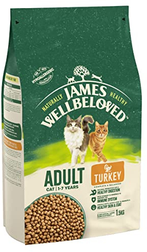 James Wellbeloved Borsa per adulti da 1,5 kg, cibo secco ipoallergenico per gatti
