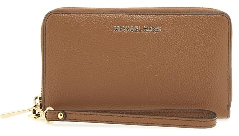 Michael Kors Women Lg Flat Mf Phn Case Hand Bag, Luggage