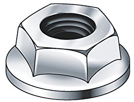 CELO 46923 - Tuerca autoblocante con valona estriada 6923 M4 zincado (Envase 1000 ud)