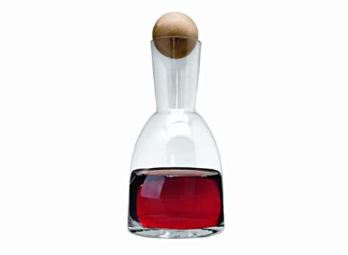 Vin Bouquet FIA 316 Decanter di Vino, Vetro, Marrone/Trasparente