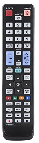 Télécommande Smart TV pour AA59-00431A, Télécommande Universelle de Remplacement AA59-00431A pour Smart TV LCD LED