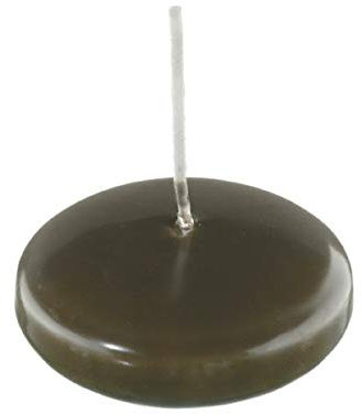 Kopschitz Schwimmkerzen Schokolade 40 x Ø 80 mm, 8 Stück, XXL Schwimmkerzen
