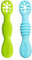 Babylöffel,Baby Lernlöffel Set,100% Extra Weich Silikon BPA frei,Fütterlöffel und Zahnungshilfe für BabySilikon Löffel für Baby und Kleinkind Säugling Kinder 4 Monate + (Babylöffel 2pcs)