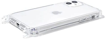 ETUUI Clear Case mit Ösen iPhone 14 pro max - transparente Schutzhülle, durchsichtiger Rundumschutz Handyhülle für Dein Smartphone