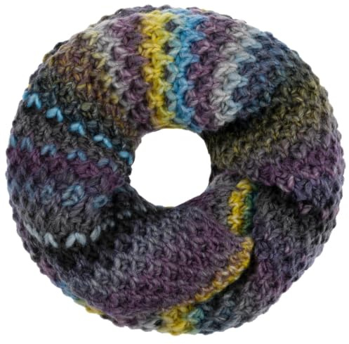 Eisbär Bufanda Circular Bao Mujer - Made in Austria de invierno infinita lana otoño/invierno - talla única lila claro