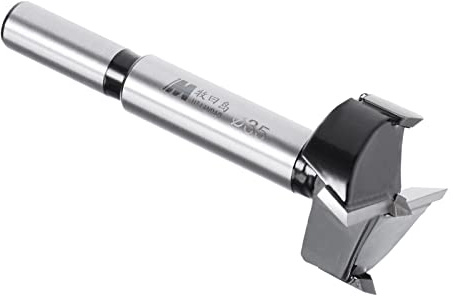 Kozelo Brocas Taladros Brocas - [35 mm] Tungsteno Carburo Barrena Abridor para Madera Muebles Bisagra Carpintería Uso, Ronda Vástago, Negro
