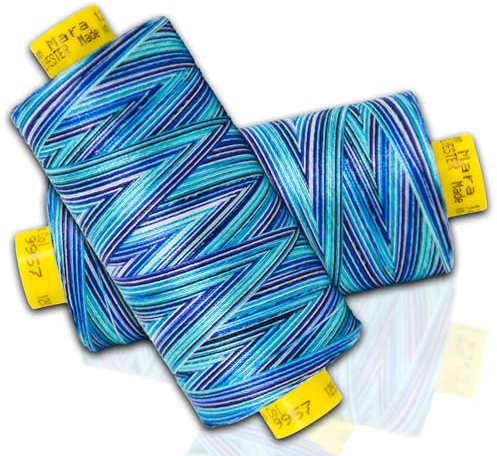 Mara Nähgarn, mehrfarbig, Gutermann 120–2 Spulen, 1000 m (Farbe 9957)