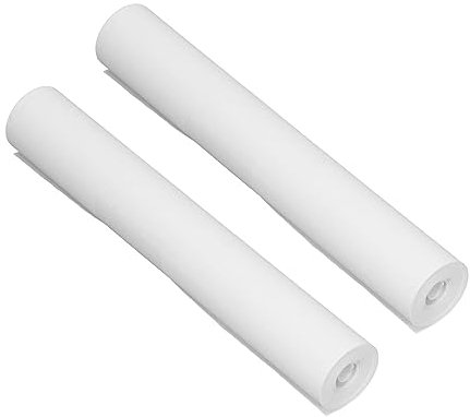 2 Rollen A4-Thermodruckerpapier, 210 X Durchmesser 30 Mm, Staufreies Design, Weißes Thermopapier
