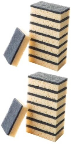 minkissy 16pcs Multi-Purpose Non-Scratch Cleaning Sponges Dish Washing Sponge for Kitchen Utensils Non-Stick Cookware Use for Kitchen and Bathroom Cleaning