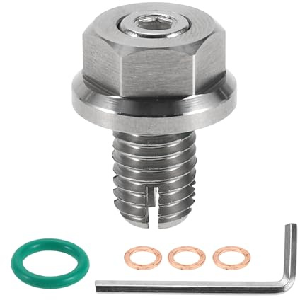 TUCKBOLD Boulon De Vidange D'Huile Pour Voiture Moto Bateau Anti-Fuite | Matériau Cuivre Et Acier Inoxydable, Taille M8.2-1.25Mm, Moto, Bateau, Pour Chevrolet, Pour GMC, Réparation Filetage