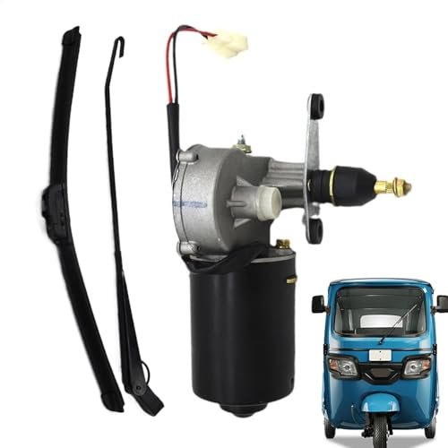 12V Electric Windshield Wiper - UTV Wiper Windshield Wipers - 12V Electric Motor, Power Wiper Kit Replacement Parts, Window Wipers, Vehicle Wiper for Tricycle, UTV, Boat