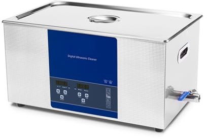 MZZYG MáQuina Limpiadora UltrasóNica Limpiador Ultrasónico Industrial Equipo Sónico Metal DPF Piezas De Motor Desengrasante De Aceite Máquina De Limpieza por Ultrasonido Tanque De Baño(22L)