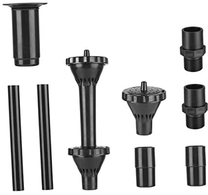 PHENOFICE 9stücke Teiliges Set Sprühdüsen Für Gartenbrunnen Multifunktionale Fontänensprühköpfe Für Teich Aquarium Und Pool Langlebig Installieren Verschiedene Sprühmuster