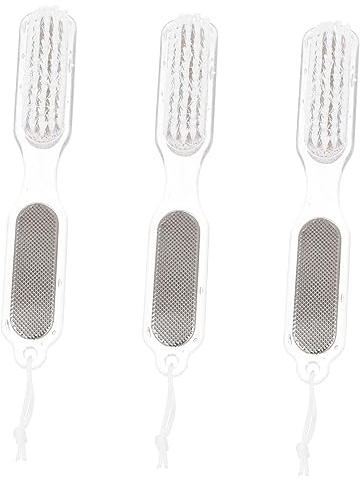 CALLARON 3Piezas Herramienta De Exfoliador Multifuncional Para Pies Removedor De Durezas Para Talones Agrietados Mango Ergonómico y Reutilizable
