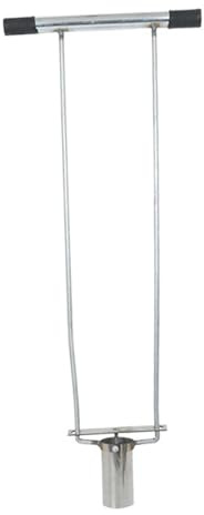 MagiDeal Planteuse Manuelle de bulbes, Outil de Plantation de bulbes à Long Manche en métal Robuste pour Creuser des Trous pour Planter, Style A