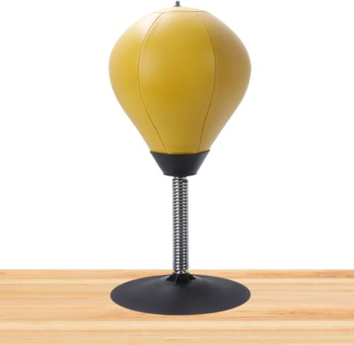 Stress Desktop Punching - Starker Saugnapf, Desktop-Boxball | Heavy Duty Stress, Boxsack mit verstellbarem Ständer & Boxhandschuhe für Kinder und Erwachsene, Ostern