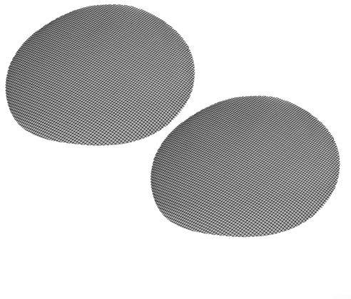 Fiberglass Grill Mesh 16 Inch Reusable Cooking Mat for Barbecues 2 Pack for Grilling Fish, Vegetables, and More