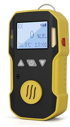 Portable Industry H2/CO/PH3/CO2/H2S/NH3/O2/NO2/NO/EX/CH4 Gas Detector Combustible Gas Alarm Detetcor USB Char 0-100% LEL With Wide Test Range(EX-0-100LEL-1)