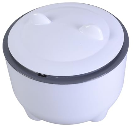 LEADSDGE Geruchsverriegelnde Katzenstreu Entsorgungskanne mit Pressdeckel für hygienische und häusliche Umgebung, frische Luft, Haustierversorgung, Indoor-Katzentoilette