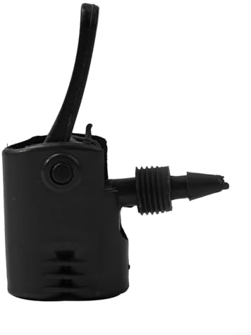 Yhenlovtt Doppelkopf für Fahrradpumpe, Düse, Schlauchadapter mit Daumenhebel für und Ventile, Hochdruck-Kapazität 150 PSI, ABS-Material (A)