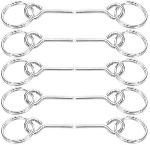 Zerodeko 12 Stück Zeltstangen Verbindungsset aus Leichtem Fiberglas mit Einzelstift Ringen UV beständig für Outdoorzelte Ersatzteil für Pop Up Zeltaufbau