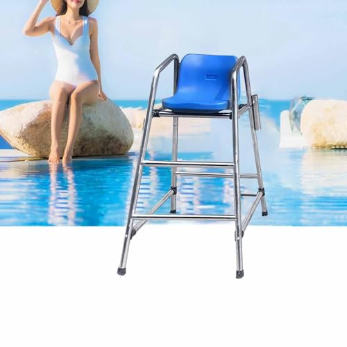 Chaise d'observation Lifeguard pour parcs aquatiques et piscines, design autoportant, idéal pour une utilisation au bord de la piscine