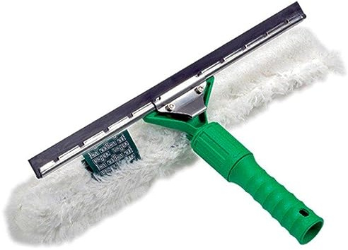 Unger VP250 VisaVersa Fensterwischer mit Soft Gummi, Grün/Weiß, 25cm Größe