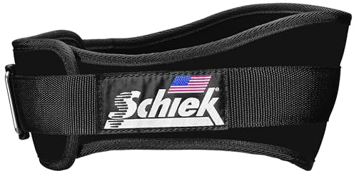 Schiek 6 Gürtel, X-Large, Schwarz